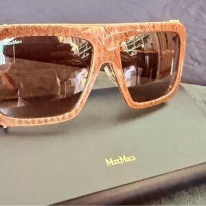 MaxMara Gold Frame Sunglasses